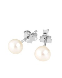 weiße Ohrringe von Pearls & Colors