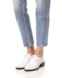 weiße Oxford Schuhe von DKNY