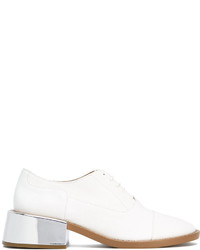 weiße Oxford Schuhe von MM6 MAISON MARGIELA