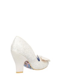 weiße Pailletten Pumps von Irregular Choice