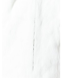 weiße Pelzjacke von J.W.Anderson
