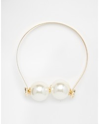 weiße Perlenkette von Asos