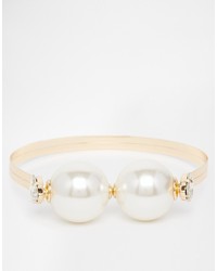 weiße Perlenkette von Asos