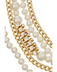 weiße Perlenkette von Kenneth Jay Lane