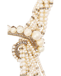 weiße Perlenkette von Erickson Beamon