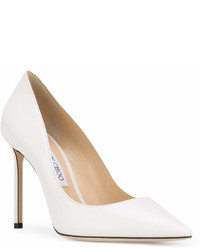 weiße Pumps von Jimmy Choo