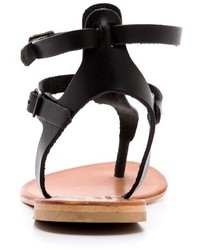 weiße Römersandalen aus Leder von Joie a la Plage