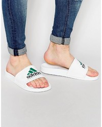 weiße Sandalen von adidas
