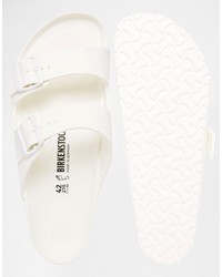 weiße Sandalen von Birkenstock