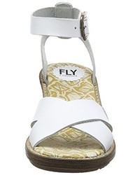 weiße Sandalen von Fly London