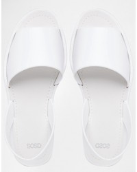 weiße Sandalen von Asos