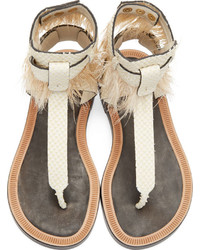 weiße Sandalen von Isabel Marant