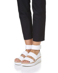 weiße Sandalen von DKNY