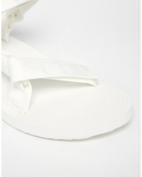 weiße Sandalen von Teva