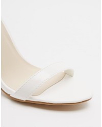 weiße Sandalen von Glamorous