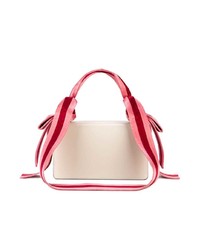 weiße Satchel-Tasche aus Leder von Gucci