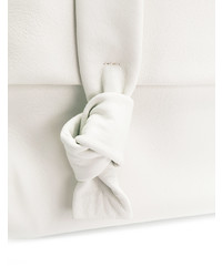 weiße Satchel-Tasche aus Leder von Orciani