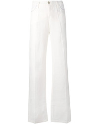 weiße Schlaghose von Armani Jeans