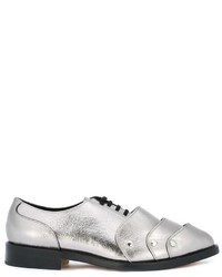 weiße Schuhe aus Leder von Comme des Garcons