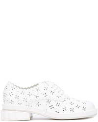 weiße Schuhe aus Leder von Simone Rocha