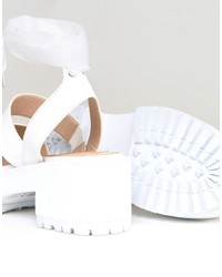 weiße Schuhe von Asos