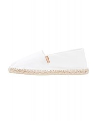 weiße Segeltuch Espadrilles von Espadrij l´originale