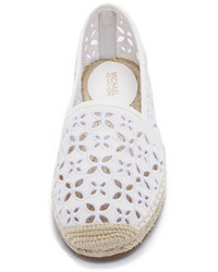 weiße Segeltuch Espadrilles von MICHAEL Michael Kors