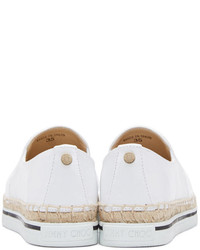 weiße Segeltuch Espadrilles von Jimmy Choo