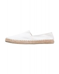 weiße Segeltuch Espadrilles von YOURTURN