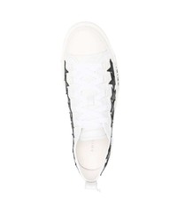 weiße Segeltuch niedrige Sneakers mit Sternenmuster von Amiri