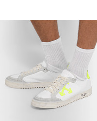 weiße Segeltuch niedrige Sneakers von Off-White