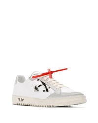 weiße Segeltuch niedrige Sneakers von Off-White