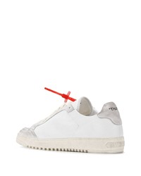 weiße Segeltuch niedrige Sneakers von Off-White