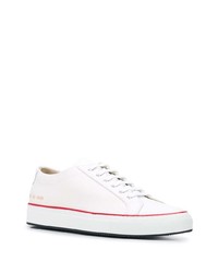 weiße Segeltuch niedrige Sneakers von Common Projects