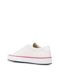 weiße Segeltuch niedrige Sneakers von Common Projects