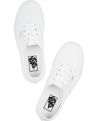 weiße Segeltuch niedrige Sneakers von Vans