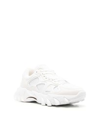 weiße Segeltuch niedrige Sneakers von Balmain