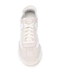 weiße Segeltuch niedrige Sneakers von Loewe