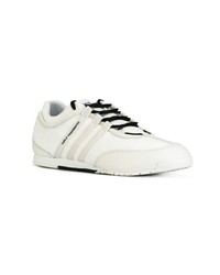 weiße Segeltuch niedrige Sneakers von Y-3