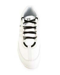 weiße Segeltuch niedrige Sneakers von Y-3
