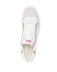 weiße Segeltuch niedrige Sneakers von Camper