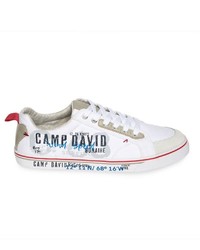 weiße Segeltuch niedrige Sneakers von Camp David