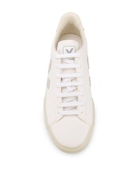 weiße Segeltuch niedrige Sneakers von Veja