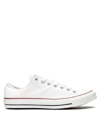 weiße Segeltuch niedrige Sneakers von Converse