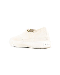 weiße Segeltuch niedrige Sneakers von Yoshiokubo