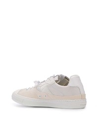 weiße Segeltuch niedrige Sneakers von Maison Margiela