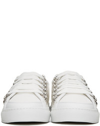 weiße Segeltuch niedrige Sneakers von J.W.Anderson