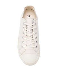 weiße Segeltuch niedrige Sneakers von YMC