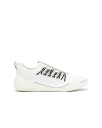 weiße Segeltuch niedrige Sneakers von Lanvin