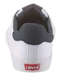 weiße Segeltuch niedrige Sneakers von Levi's